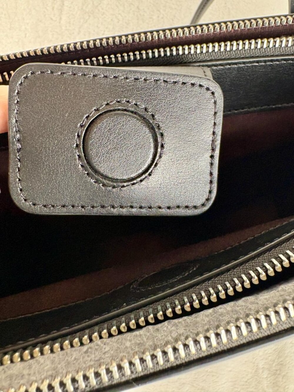 Coach NWT Nina Tote in Black Refined Leather - Picture 13 of 16
